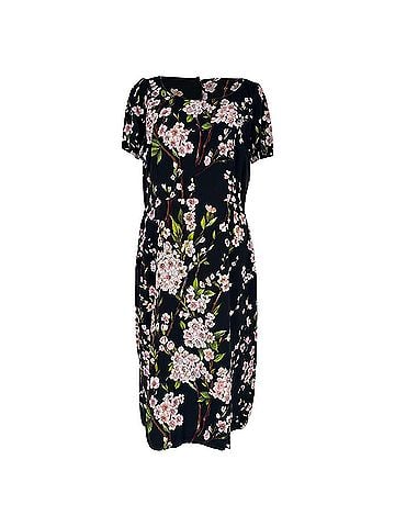 Dolce & Gabbana Dolce &amp; Gabbana Floral-Print Midi Dress in Multicolor Viscose (view 1)