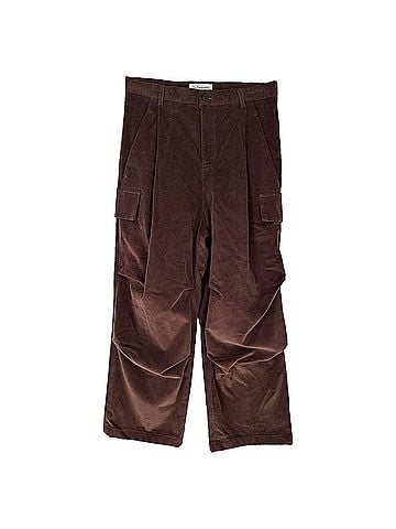 The Frankie Shop The Frankie Shop Garnett Cargo Pants in Brown Corduroy (view 1)