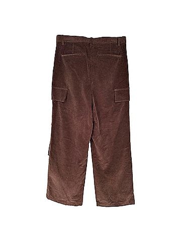 The Frankie Shop The Frankie Shop Garnett Cargo Pants in Brown Corduroy (view 2)