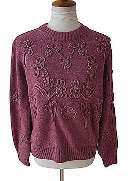 Philosophy Embroidered Floral Sweater Casual Sweaters (view 1)