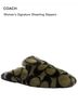 Coach Animal Print Green Black Mule/Clog Size 5 - photo 3