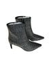 Nine West Solid Black Silver Ankle Boots Size 7 1/2 - photo 2