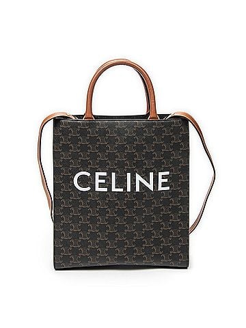 Céline Small Triomphe Vertical Cabas Tote (view 1)
