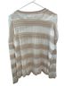 LoveRiche Stripes White Brown Long Sleeve Top Size M - photo 2