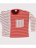CAbi Stripes Red White Blue Long Sleeve Jersey Size S - photo 7