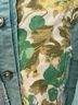 Pol Floral Green Blue Yellow Jacket Size S - photo 4