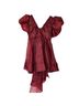 Aje. 100% Polyester 100% Cotton Solid Burgundy Cocktail Dress Size 4 - photo 1