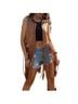 Title Unknown Brown Blue Vest Size L - photo 1
