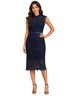 Bardot 100% Polyester 95% Polyester 5% Elastane 100% Polyester Solid Blue Cocktail Dress Size 10 - photo 1