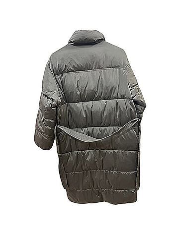 Good American Long Line Belted Puffer Jacket Jacket (view 2)
