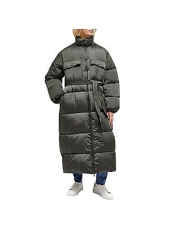 Good American Long Line Belted Puffer Jacket Jacket (view 1)