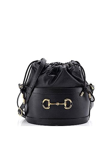 Gucci Horsebit 1955 Bucket Crossbody Bag Leather Small (view 1)