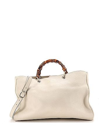 Gucci Bamboo Shopper Tote Leather Large (view 1)