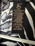 Grass Collection 65% Cotton 32% Polyester 3% Spandex 100% Polyester Zebra Print Black Blazer Size S - photo 5