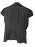 Grass Collection 65% Cotton 32% Polyester 3% Spandex 100% Polyester Zebra Print Black Blazer Size S - photo 2