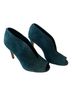 Halogen 100% Suede Solid Blue Green Heels Size 8 - photo 3