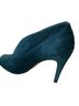 Halogen 100% Suede Solid Blue Green Heels Size 8 - photo 4