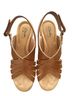 Clarks Brown Wedges Size 7 - photo 1