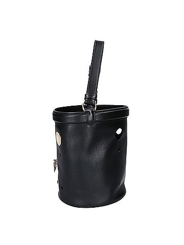 Hermès HERMES Tadelakt Sac Mainjoir Play Bucket Bag Handbag, Black with Gold Hardware, Excellent Condition, Women's. (view 2)