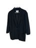 Elizabeth and James Solid Black Blazer Size XL - photo 1
