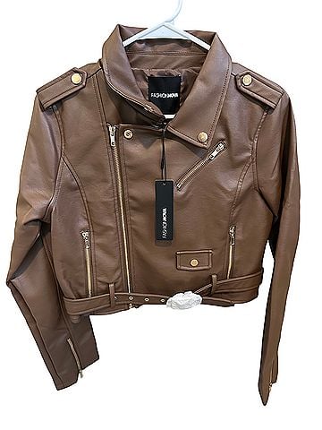 Fashion Nova Faux Leather Jacket (view 1)