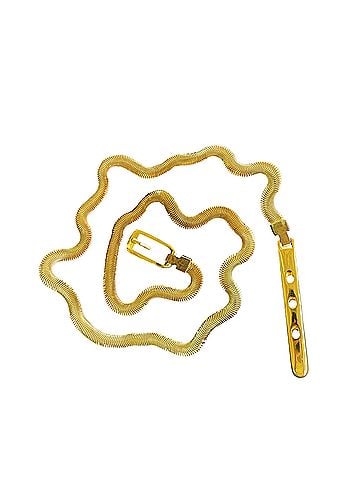 Anne Klein Slinky Gold Snake Chain Belt Belt (view 1)