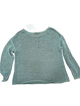 Wynne Layers Unstructured Open-Stitch Pullover Sweater (view 2)