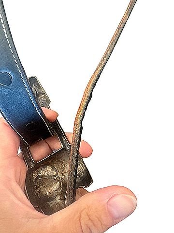 Barry Kieselstein-Cord Labrador Retriever Trophy Buckle in Sterling Silver Belt (view 2)