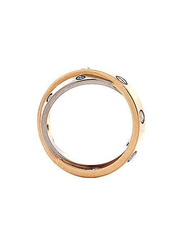 Cartier Love 6 Diamonds Double Ring 18K Rose Gold and 18K White Gold with Diamonds (view 2)