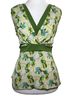 Studio Y Print Green Blue Short Sleeve T-Shirt Size L - photo 1