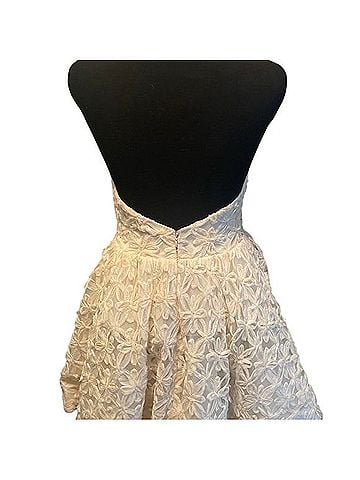 ASOS 3D Floral Halter Mini Dress Cocktail Dress (view 2)