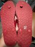 Coach Floral Red Flip Flops Size 7 - photo 6