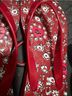 Coach Floral Red Flip Flops Size 7 - photo 7