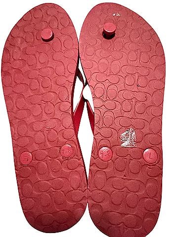 Coach Abbigail Floral Rubber Flip Flops (view 2)