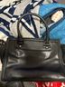 Michael Kors Solid Black Leather Satchel One size - photo 5