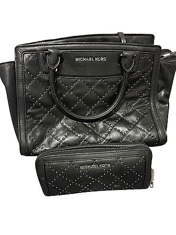 Michael Kors Michael Michael Kors Leather Satchel (view 1)