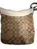 Coach Print Brown Tan Shoulder Bag One size - photo 1