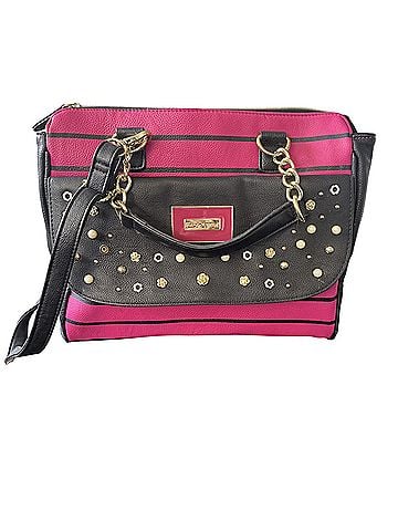 Betsey Johnson Leather Satchel (view 1)