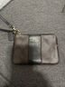 Coach Solid Brown Black Leather Wristlet One size - photo 4