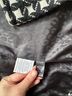 Express Plaid Black White Trenchcoat Size M - photo 7