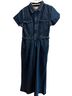 Good American Fit For Success Pleated Wide-Leg Jumpsuit Jeans - photo 1