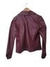 Baccini Burgundy Leather Jacket Size S - photo 2