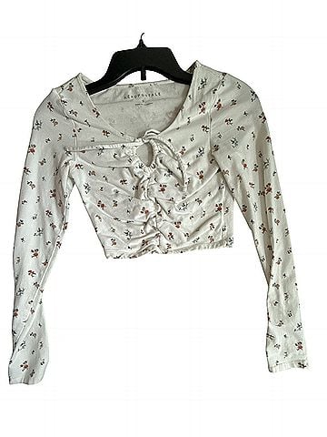 Aeropostale Short Sleeve Blouse (view 1)