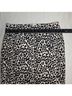 Ann Taylor Animal Print Black White Denim Skirt Size 6 - photo 4