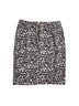 Ann Taylor Animal Print Black White Denim Skirt Size 6 - photo 2