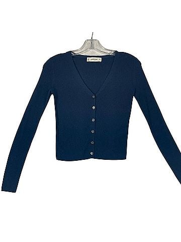 Everlane Ultrafine Merino V-Neck Cardigan (view 2)