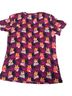Cherokee Floral Multi Color Short Sleeve Blouse Size XS - photo 2