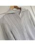 L.L.Bean Solid Stripes Gray Cardigan Size XS - photo 4