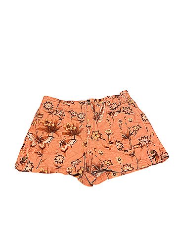 Anthropologie Jesse Floral Butterfly Utility High Rise Denim Shorts (view 1)