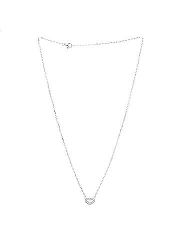 Cartier C Heart de Cartier Pendant Necklace 18K White Gold with Diamonds (view 2)